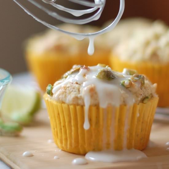 Pistachio Lime Muffins