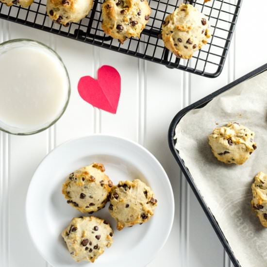 GF Vegan Chocolate Chip Cookies