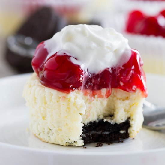 Cherry Cheesecake Tarts