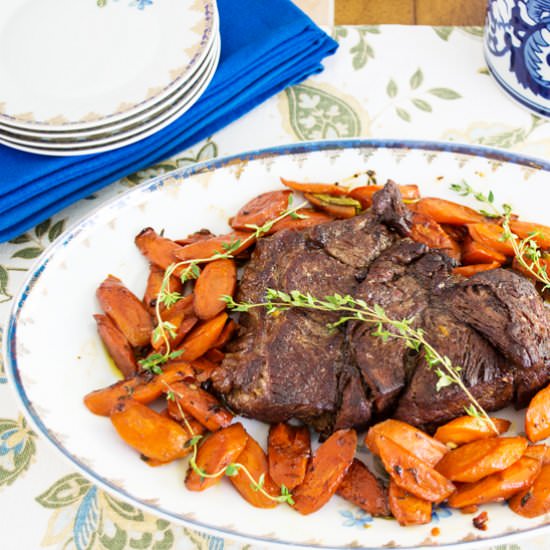 Roasted Beef with Carrots