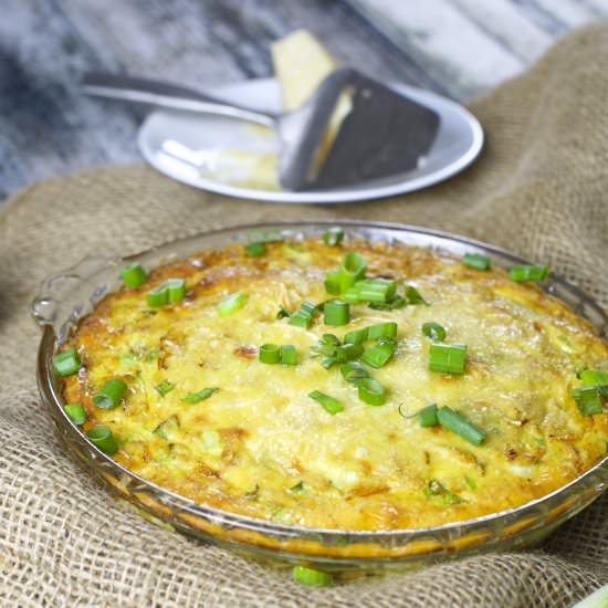 Gluten-Free Crustless Crab Quiche
