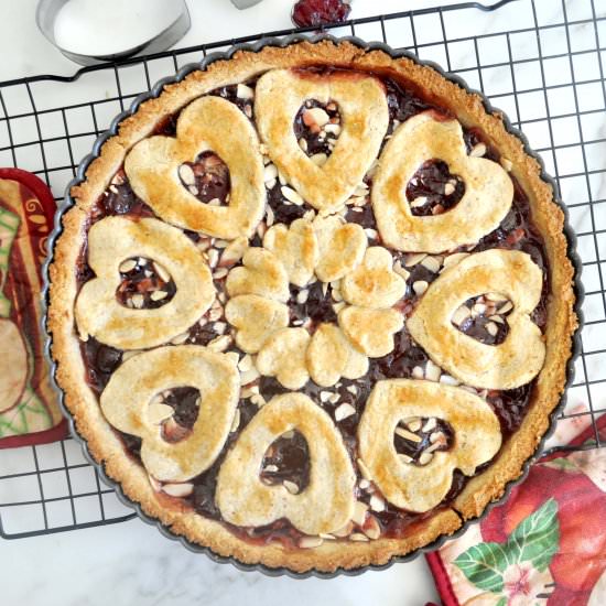 Cherry Almond Tart