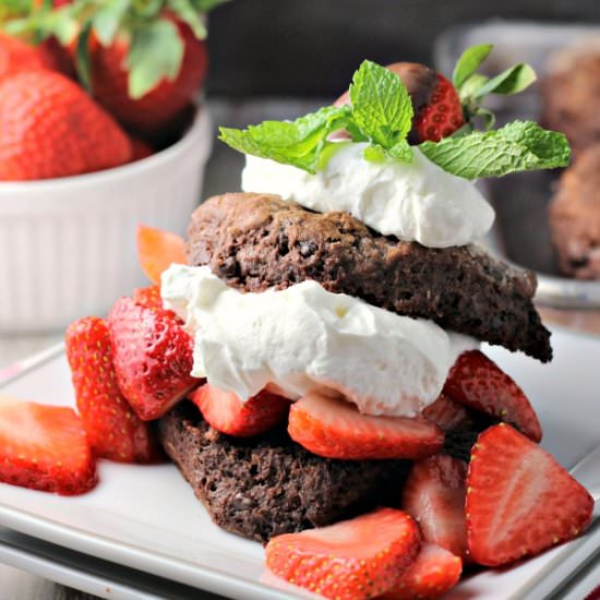 Chocolate Strawberry Shortcake