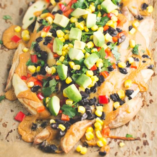 Potato Wedge Nachos