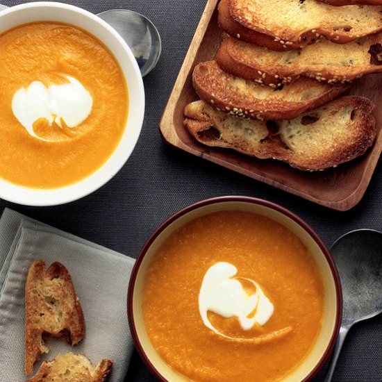 Spiced Sweet Potato Soup