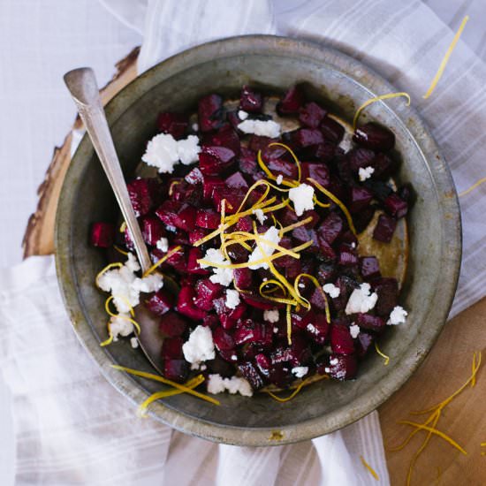 Citrus & Honey Roasted Beets