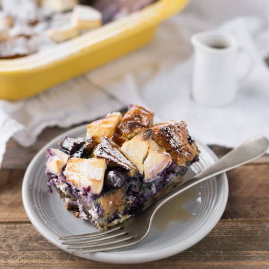 Blueberry French Toast Casserole