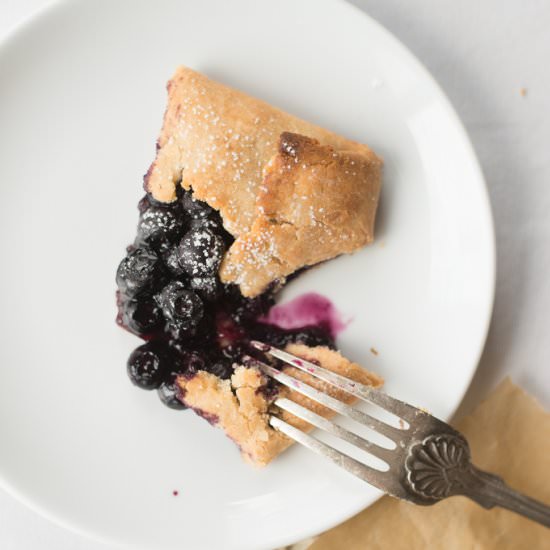 Lemon & Blueberry Galette