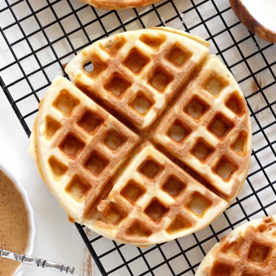 Chocolate Marble Protein Waffles