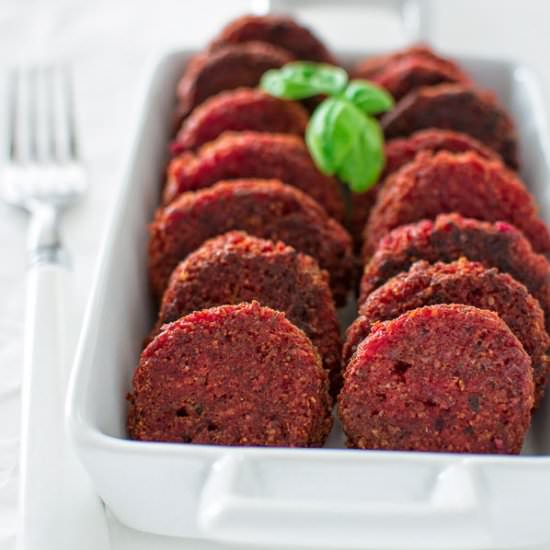 Mini Beetroot Falafels