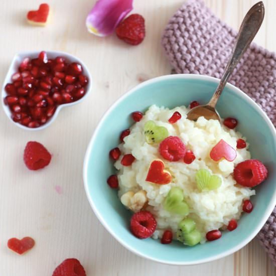 Milk Rice with Fruit
