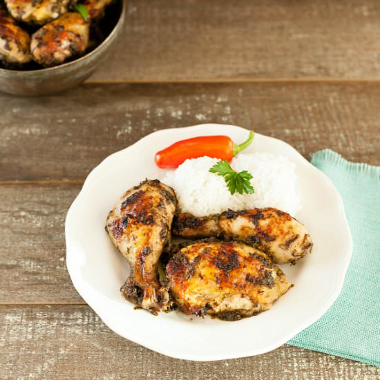 Easy Baked Jerk Chicken