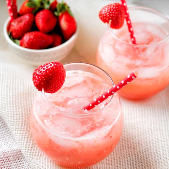 Strawberry Coconut Cocktail