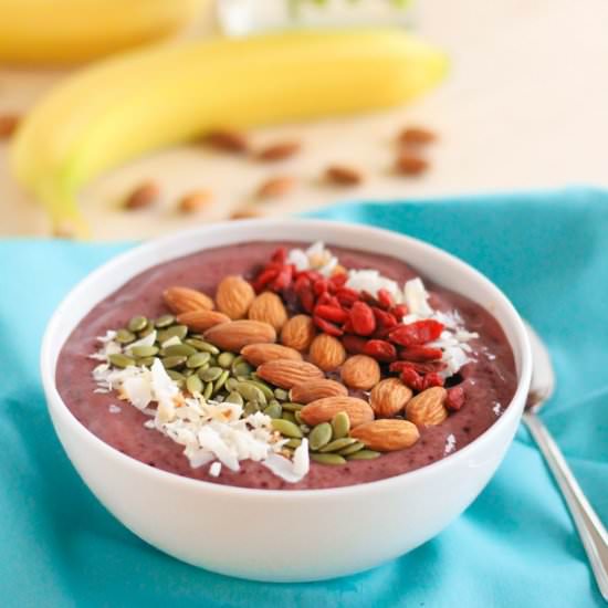 Acai Cherry Smoothie Bowl