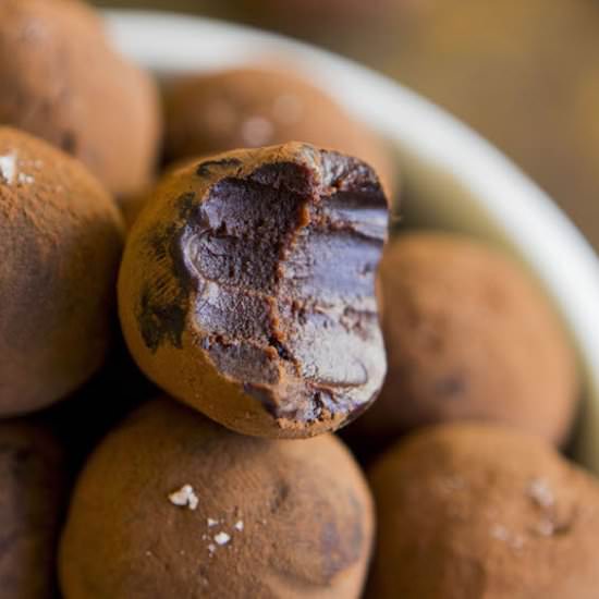 Salted Caramel Whisky Truffles