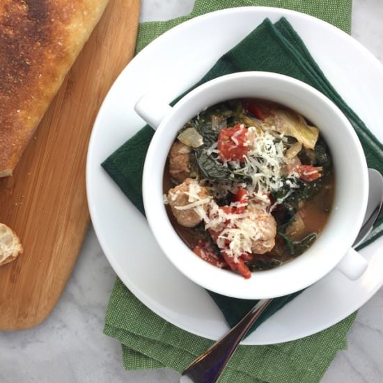 Light Italian Wedding Soup