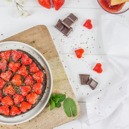 Strawberries Chocolate Fondant