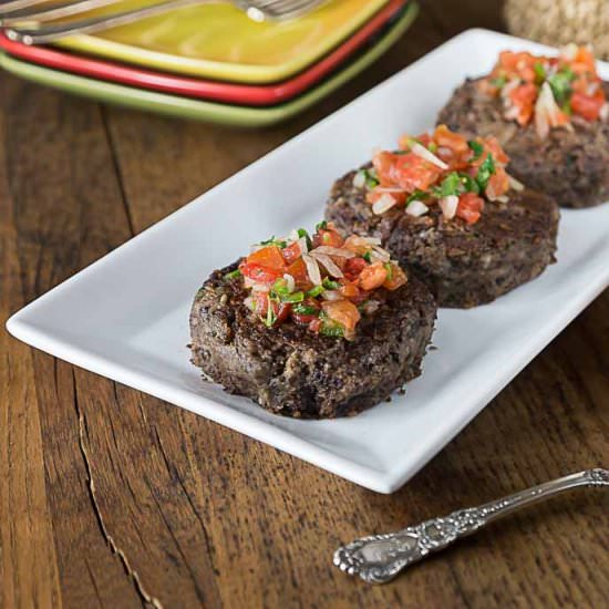 Black Bean Burgers & Pico de Gallo