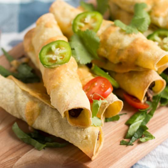 Black Bean Taquitos