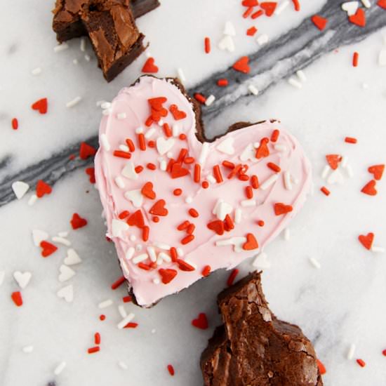 Nutella Brownies with Buttercream