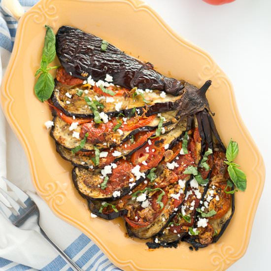 Roasted Eggplant Fan