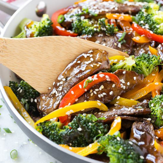 Teriyaki Beef Stir Fry