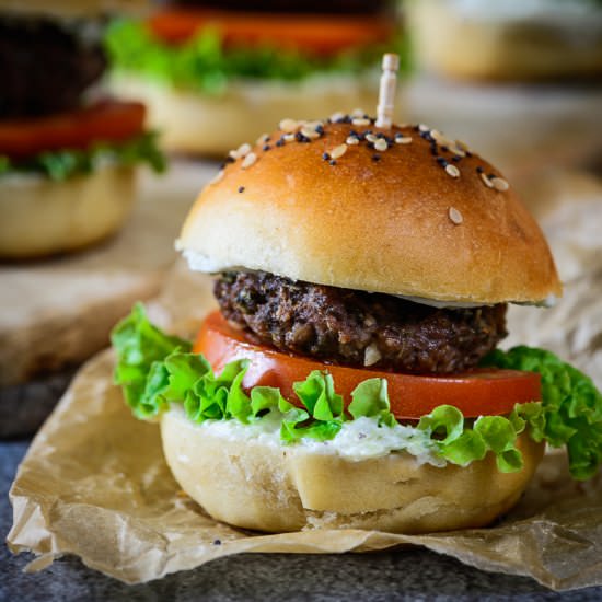 Middle Eastern Spiced Lamb Sliders