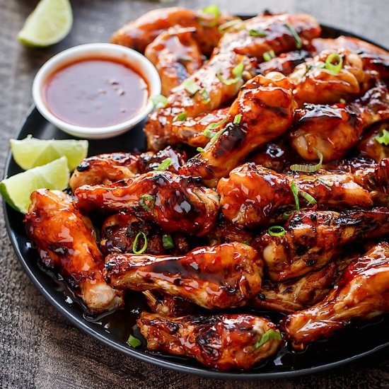 Sticky Thai Chicken Wings