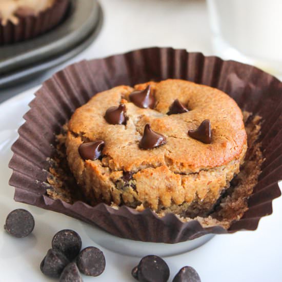 Almond Butter Blender Muffins