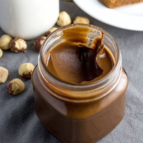 Two Ingredient Homemade Nutella