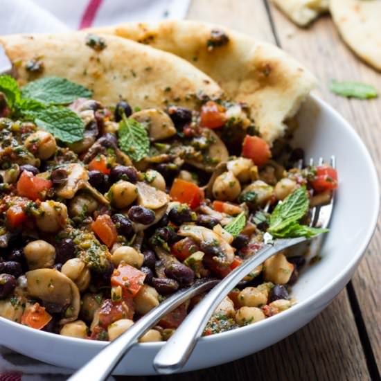 Mediterranean Bean Salad