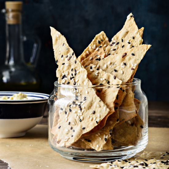 Whole Wheat Herbed Lavash