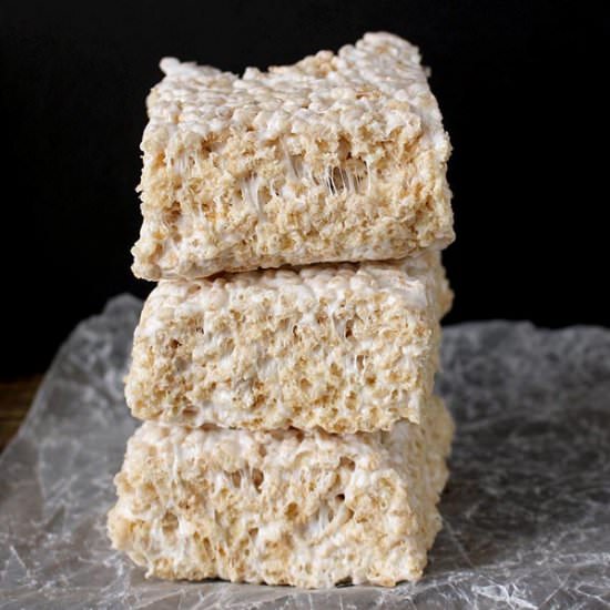 Coconut Oil Rice Crispy Treats
