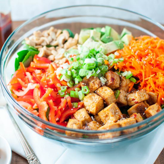 Korean BBQ Tofu Salad