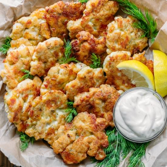 Tender Chicken Fritters