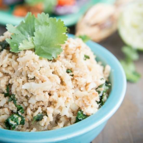 Cilantro Cumin Cauliflower Rice
