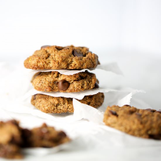 Flourless Chocolate Chip Cookie
