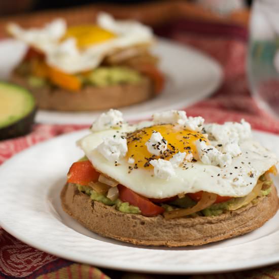 Avocado Egg Waffle