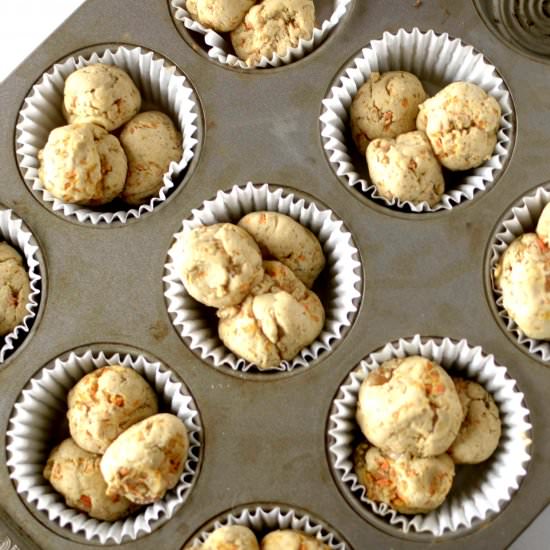 Carrot Cake Monkey Bread Muffins