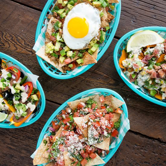 Healthy Nachos, 5 Ways