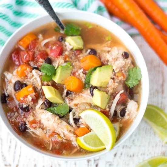Slow Cooker Chicken Quinoa Stew