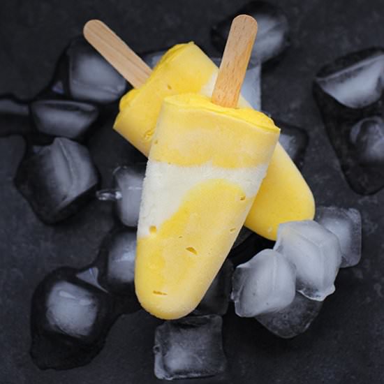Mango Fool Popsicle