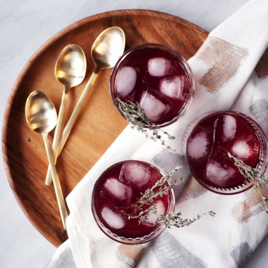 Pomegranate & Thyme Spritzer