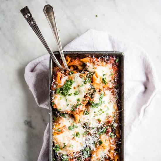 Baked Penne Alla Vodka