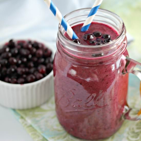 Sparkling Wild Blueberry Smoothie