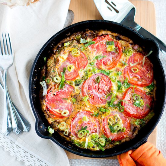 Potato, Ham & Tomato Frittata