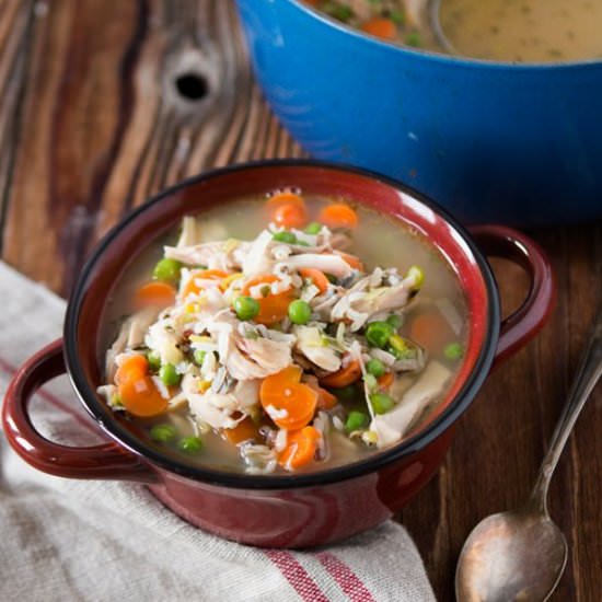 Wild Rice Chicken Soup
