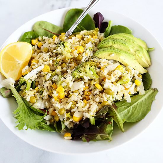 HEALTHY VEGGIE RICE BOWL