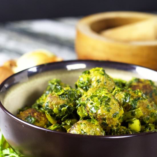 Paleo Curried Meatballs