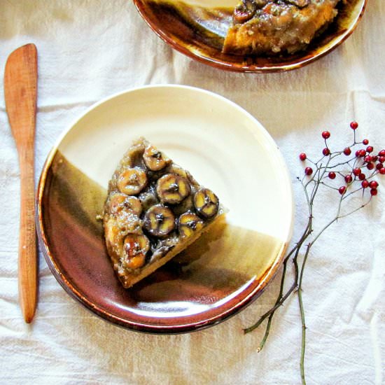 Banana Caramel Cookie Tart